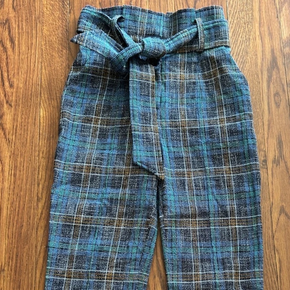 Veronica Beard Multicolor Plaid Pants